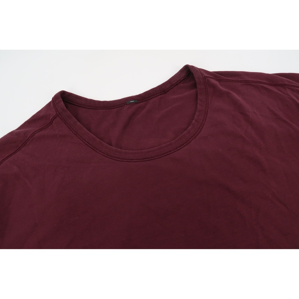 Lululemon 5 Year Basic T-Shirt Mens XL Burgundy Short Sleeve Athletic Tee